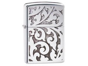 Zippo High Polished Chrome Filigree Pocket Lighter Zippo High Polished Chrome Filigree Pocket Lighter