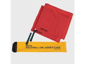 Volleyball Line Flags by Mikasa Sports, Official Size - Set of 2