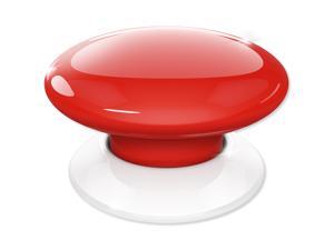 Fibaro (FGPB-101-3 US) The Button Z-Wave Scene Controller, Red Fibaro (FGPB-101-3 US) The Button Z-Wave Scene Controller, Red