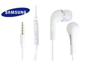 New OEM Original Samsung White Earbud Earphones Headphones Headset with Remote and Mic For Samsung Galaxy S4, S3, S2, 4G, Note 1, Note2, ATIV Odyssey, Galaxy Victor With Extra Ear Gels EO-HS3303WE