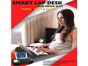 Smart Lap Desk with Media Slot (Pink) Smart Lap Desk with Media Slot (Pink)