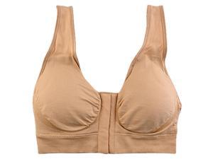 Miracle Bamboo Comfort Bra - Nude- Large (Bust 37-40)