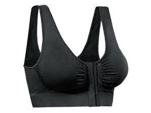 Miracle Bamboo Comfort Bra - Black- Large (Bust 37-40)