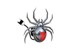Hitch Critters Animated Ball Hitch Cover and Brake Light - Black Widow