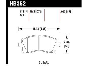 Hawk Performance HB352N.665 Disc Brake Pad Hawk Performance HB352N.665 Disc Brake Pad
