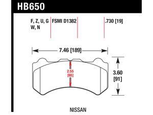Hawk Performance HB650G.730 Disc Brake Pad Hawk Performance HB650G.730 Disc Brake Pad