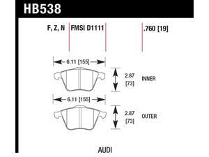 Hawk Performance HB538Z.760 Disc Brake Pad Hawk Performance HB538Z.760 Disc Brake Pad