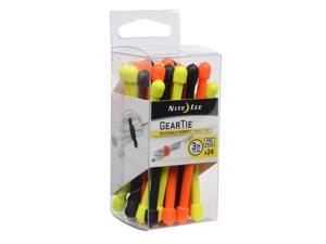 Nite Ize Gear Tie ProPack 3" Assorted 24 Pack GTPP3-A1-R8