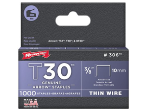 3/8" STAPLES F/STAPLE GUN TACKERS 1000/PAK 3/8" STAPLES F/STAPLE GUN TACKERS 1000/PAK