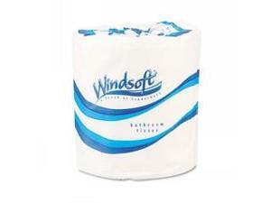 WINDSOFT Single Roll Bath One-Ply Bath Tissue, 1000 Sheets/Roll, 96 Rolls/Carton WINDSOFT Single Roll Bath One-Ply Bath Tissue, 1000 Sheets/Roll, 96 Rolls/Carton