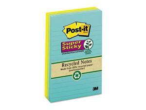 Post-it Recycled Notes in Bali Colors Lined 4 x 6 90-Sheet 3/Pack 6603SSNRP Post-it Recycled Notes in Bali Colors Lined 4 x 6 90-Sheet 3/Pack 6603SSNRP