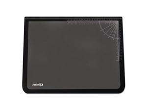 Artistic Lift-Top Pad Desktop Organizer with Clear Overlay 22 x 17 Black 41700S