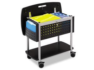 Safco Scoot Mobile File 29-3/4w x 18-3/4d x 27h Black/Silver 5370BL Safco Scoot Mobile File 29-3/4w x 18-3/4d x 27h Black/Silver 5370BL