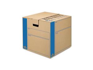 Bankers Box SmoothMove Prime Medium Moving Boxes 18l x 18w x 16h Kraft/Blue 8 Bankers Box SmoothMove Prime Medium Moving Boxes 18l x 18w x 16h Kraft/Blue 8