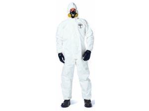 Tychem Sl Coveralls W/ Attached Hood And Socks, Bound Seams, Berry Com Tychem Sl Coveralls W/ Attached Hood And Socks, Bound Seams, Berry Com