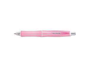 Dr. Grip Frosted Advanced Ink Pen, Pink Barrel, Black Ink, 1mm