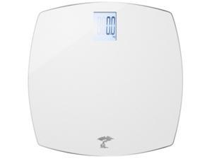 ToiletTree Products 400 lb Capacity Precision Digital Glass Bathroom Scale, Super White