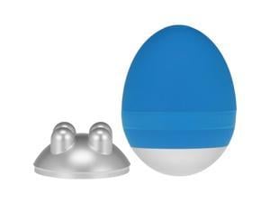 PCH MAS40114 Heated Ergonomic Mini Handheld Egg Massager - Blue