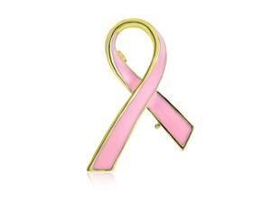 Enamel Pink Ribbon Support the Cause Breast Cancer Survivor Brooch Pin For Women Silver Gold Plated Enamel Pink Ribbon Support the Cause Breast Cancer Survivor Brooch Pin For Women Silver Gold Plated