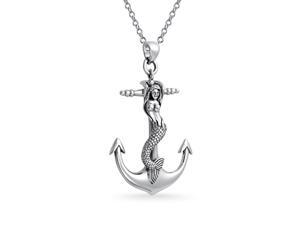 Super Adorable Silver "Anchor" White Gold GP Cubic Zirconia Pendant Necklace Super Adorable Silver "Anchor" White Gold GP Cubic Zirconia Pendant Necklace