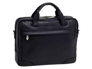 McKleinUSA Montclare Black SMALL Leather Laptop Briefcase McKleinUSA Montclare Black SMALL Leather Laptop Briefcase