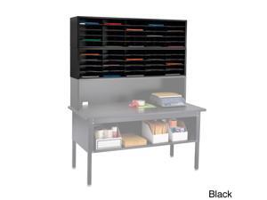 Safco E-Z Sort Gray Solid Steel Mail Sorter with Adjustable Shelves Safco E-Z Sort Gray Solid Steel Mail Sorter with Adjustable Shelves