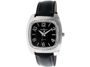 Peugeot Women's Cushion Silvertone Strap Watch