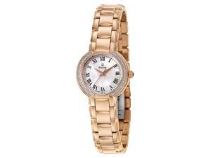 Bulova Women's 98R156 'Fairlawn' Rose Gold-Plated Stainless Steel Quartz Watch