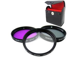 Zeikos 82mm Multi Coated Glass Filter Kit Zeikos 82mm Multi Coated Glass Filter Kit