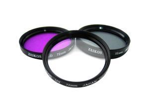 Zeikos Electronics ZE-FLK72 Filter Kit - Polarizer, FLD, Ultraviolet Zeikos Electronics ZE-FLK72 Filter Kit - Polarizer, FLD, Ultraviolet