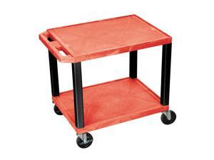 H. Wilson Tuffy Plastic Multipurpose Rolling Cart with Locking Brakes H. Wilson Tuffy Plastic Multipurpose Rolling Cart with Locking Brakes
