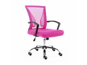 Modern Home Zuna Mid-Back Office Chair - Black/Pink Modern Home Zuna Mid-Back Office Chair - Black/Pink