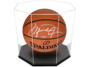 OnDisplay Deluxe Octagon UV-Protected Basketball/Soccer Ball Display Case - Black Base OnDisplay Deluxe Octagon UV-Protected Basketball/Soccer Ball Display Case - Black Base