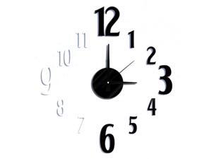 Modern Home Self Adhesive DIY 3D Wall Clock - Jackson Modern Home Self Adhesive DIY 3D Wall Clock - Jackson