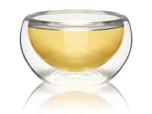 Set of 2 Teaology Luna Double Wall Borosilicate Tea/Espresso Cups