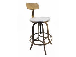 Set of 4 Arthur Retro Steel Rotating Adjustable Height Barstool - Copper Set of 4 Arthur Retro Steel Rotating Adjustable Height Barstool - Copper