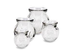 Royal Massage 4pc Fire Glass Cupping Jar Set Royal Massage 4pc Fire Glass Cupping Jar Set