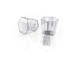 OnDisplay Hexagone Disposable Dessert Cups - 1000 count OnDisplay Hexagone Disposable Dessert Cups - 1000 count