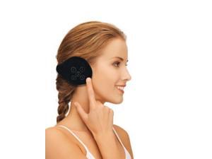 Bluetooth Wireless Headphone Fleece Earmuffs - Black Bluetooth Wireless Headphone Fleece Earmuffs - Black