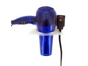 OnDisplay Wall/Mirror Mounted Hair Dryer Holster - Opaque OnDisplay Wall/Mirror Mounted Hair Dryer Holster - Opaque