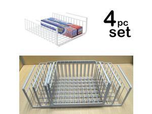 Modern Home Set of 4 Cabinet Wire Hanging Basket Shelves Modern Home Set of 4 Cabinet Wire Hanging Basket Shelves