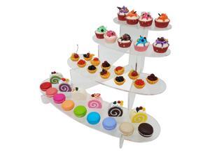 OnDisplay Acrylic Display Rack/Stand - 4 Tiered Folding Shelf System OnDisplay Acrylic Display Rack/Stand - 4 Tiered Folding Shelf System