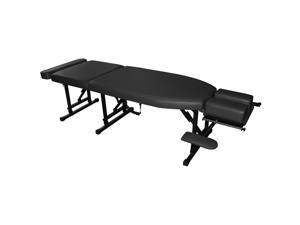 Sheffield 160 Elite Professional Portable Chiropractic Table (Charcoal)
