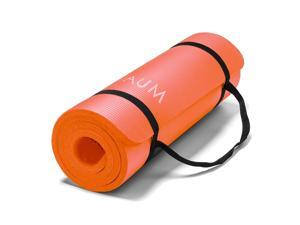 AUM High Density HD Foam Tech Yoga Exercise Mat - 72" x 24" x 1/2" - Orange AUM High Density HD Foam Tech Yoga Exercise Mat - 72" x 24" x 1/2" - Orange