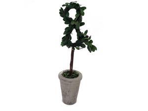 Modern Home 13" Real Preserved Boxwood Monogram Letters w/Terra Cotta Pot - & Modern Home 13" Real Preserved Boxwood Monogram Letters w/Terra Cotta Pot - &