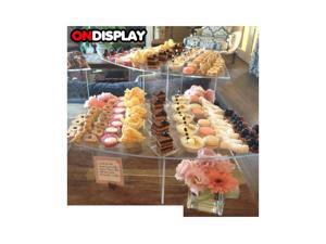 OnDisplay Cross Tier Acrylic Display Rack/Stand - 11" Height OnDisplay Cross Tier Acrylic Display Rack/Stand - 11" Height