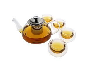 Teaology Infuso Borosilicate Infusion Teapot and Glass Set Teaology Infuso Borosilicate Infusion Teapot and Glass Set