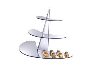 OnDisplay Acrylic Display Rack/Stand - 3 Tiered Mirrored Shelf OnDisplay Acrylic Display Rack/Stand - 3 Tiered Mirrored Shelf