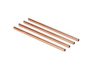 Modern Home Authentic 100% Solid Copper Moscow Mule Straws - Set of 4 - Handmade in India Modern Home Authentic 100% Solid Copper Moscow Mule Straws - Set of 4 - Handmade in India