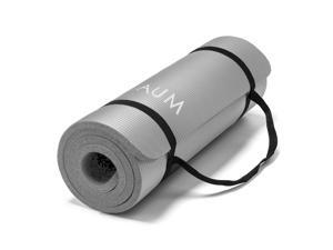 AUM High Density HD Foam Tech Yoga Exercise Mat - 72" x 24" x 1/2" - Steel Gray AUM High Density HD Foam Tech Yoga Exercise Mat - 72" x 24" x 1/2" - Steel Gray